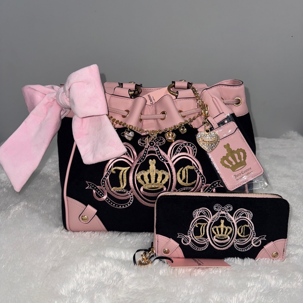 Juicy lovers club tote & wallet